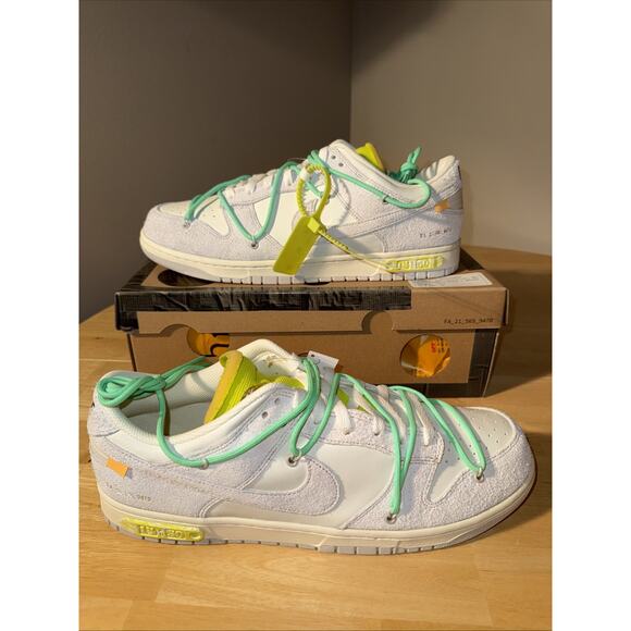 NIKE x OFF WHITE DUNK LOW LOT 14/50 SZ 14 BRAND NEW All OG